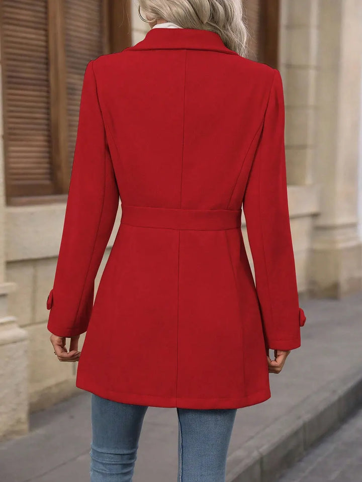Bellona - Manteau de ville ceinturé sur-mesure