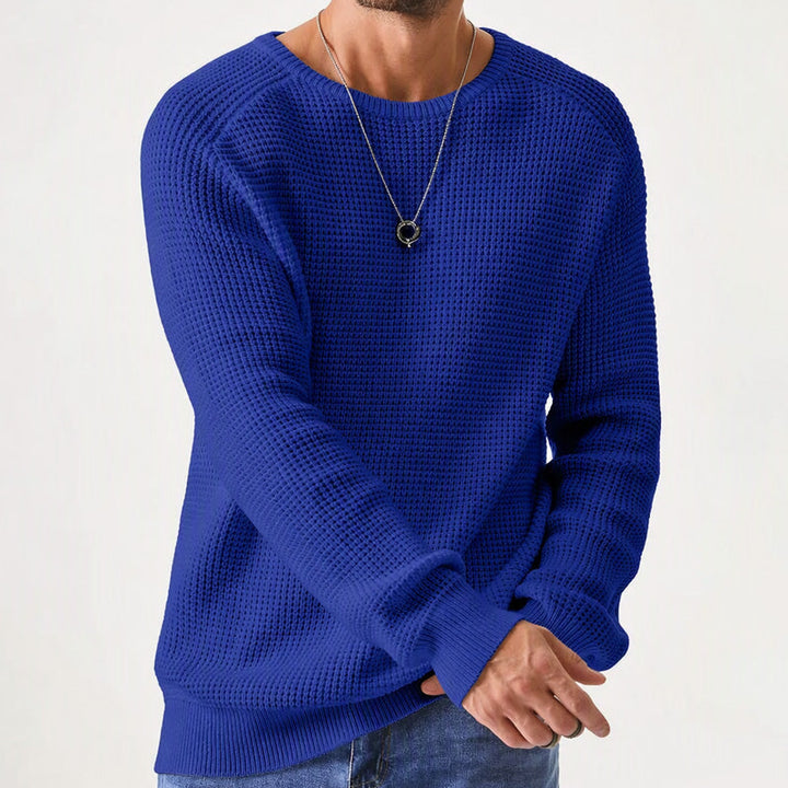Isric - Pull col rond en maille texturée