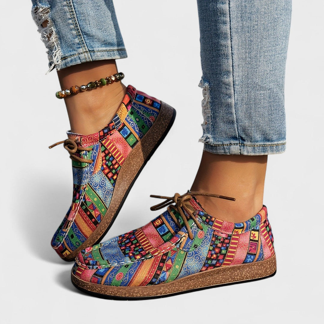 Valenique - Sneakers confortables aux coloris vifs