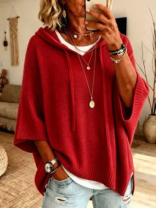 Celandria - Sweat à capuche oversize au toucher doux