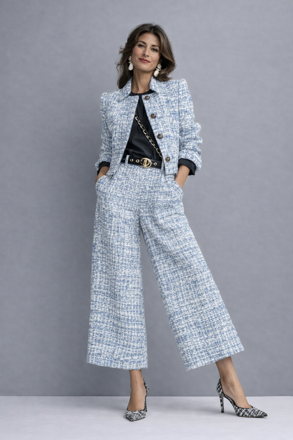 Arielyn - Ensemble blazer ajusté et pantalon