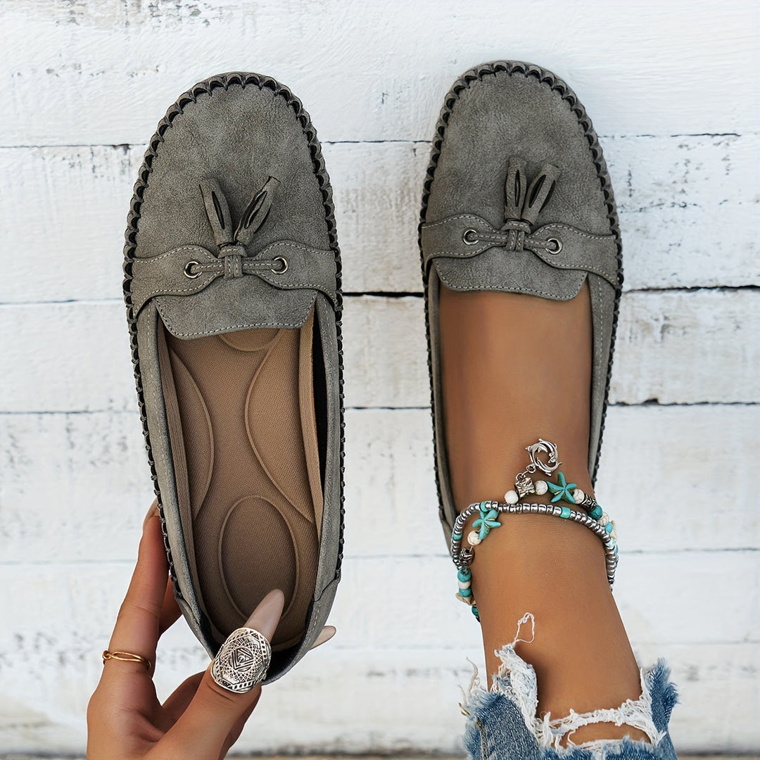 Stella - Mocassins à glands rembourrés