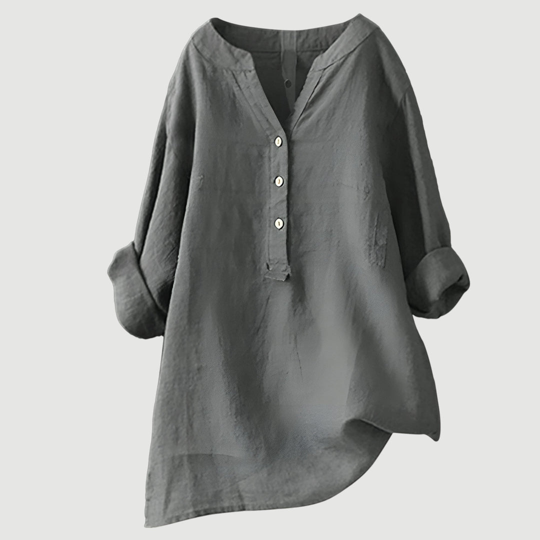 Ambre - Blouse en lin aérée