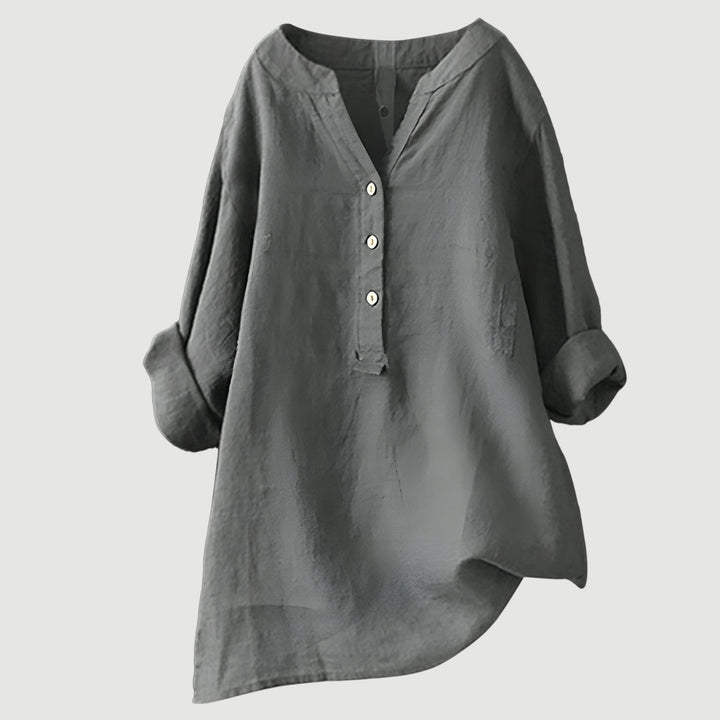 Ambre - Blouse en lin aérée