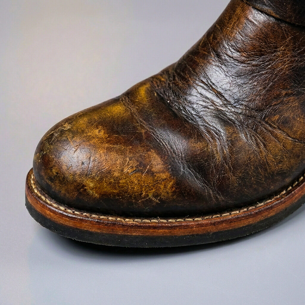 Gideon - Bottes en cuir à boucle vintage