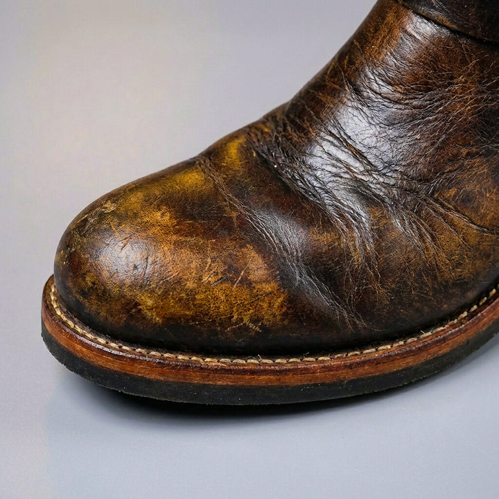 Gideon - Bottes en cuir à boucle vintage