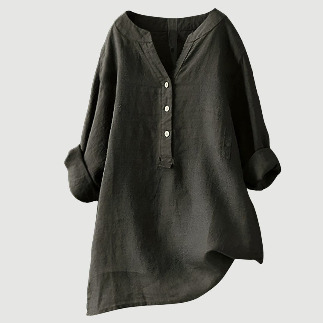 Ambre - Blouse en lin aérée