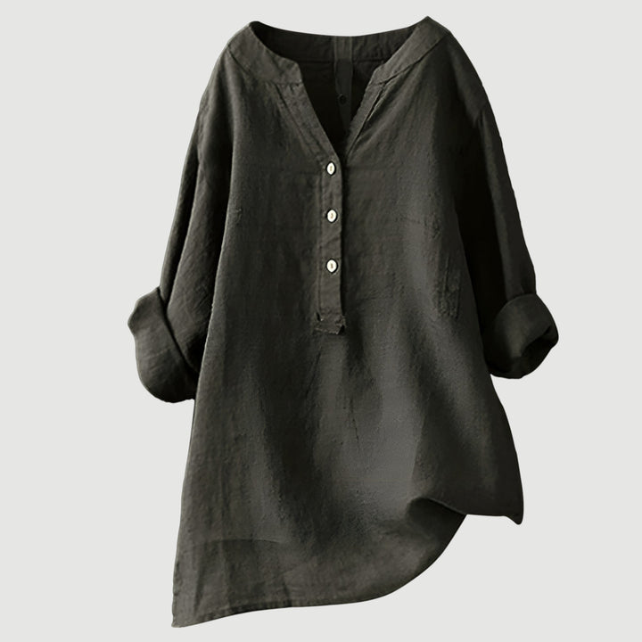 Ambre - Blouse en lin aérée