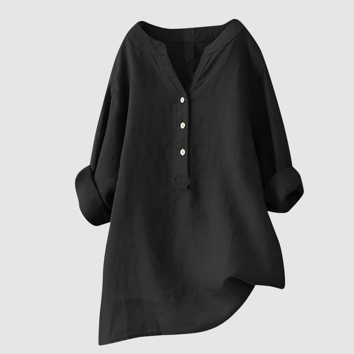 Ambre - Blouse en lin aérée