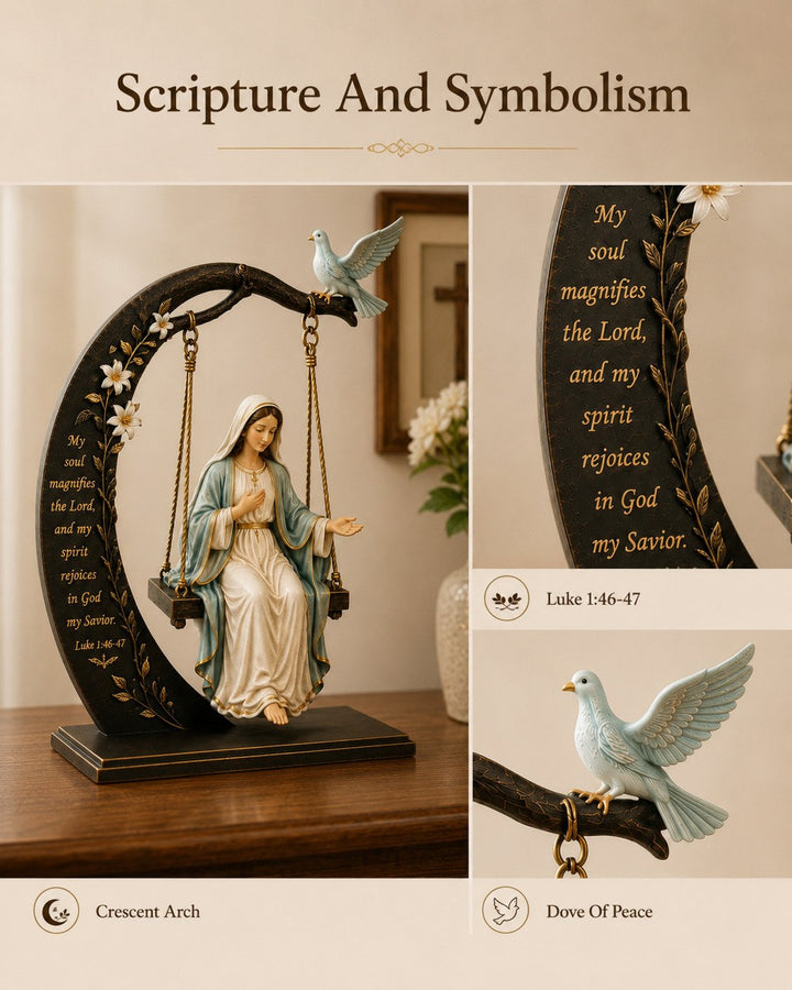 Calienne - Statuette de table Notre-Dame Swing