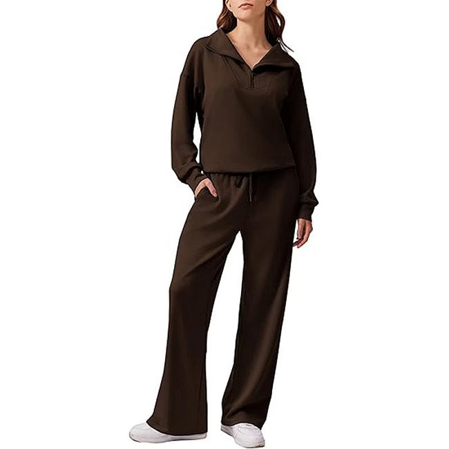 Maud - Ensemble décontracté à demi-zip