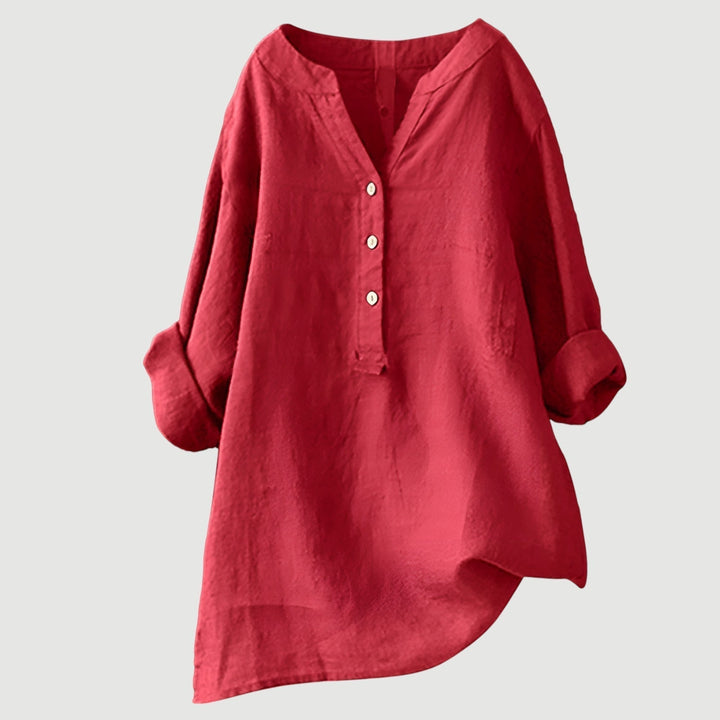 Ambre - Blouse en lin aérée