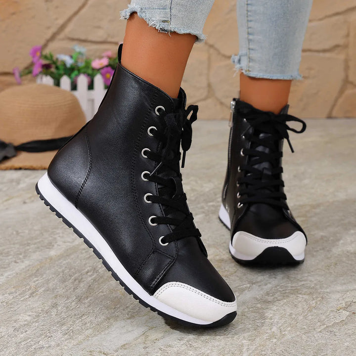 Deloriane - Bottines lacées décontractées