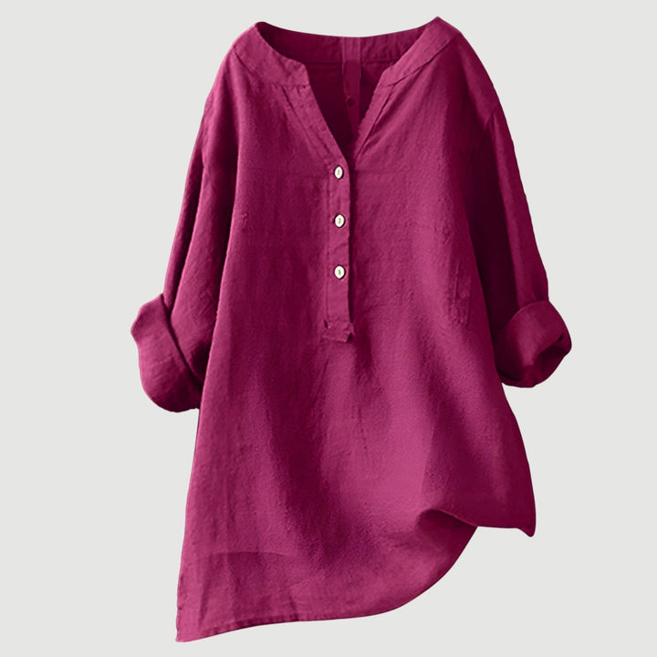 Ambre - Blouse en lin aérée