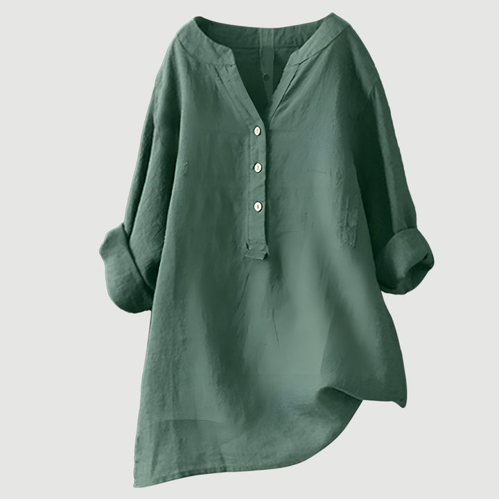 Ambre - Blouse en lin aérée