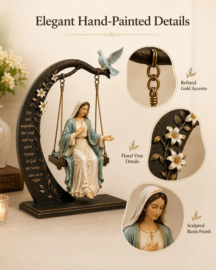 Calienne - Statuette de table Notre-Dame Swing