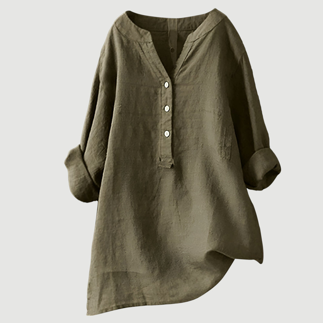 Ambre - Blouse en lin aérée