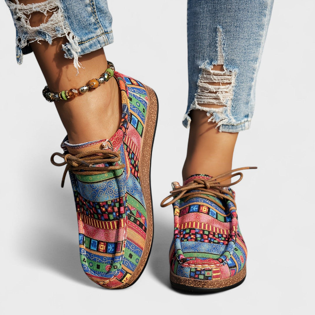 Valenique - Sneakers confortables aux coloris vifs