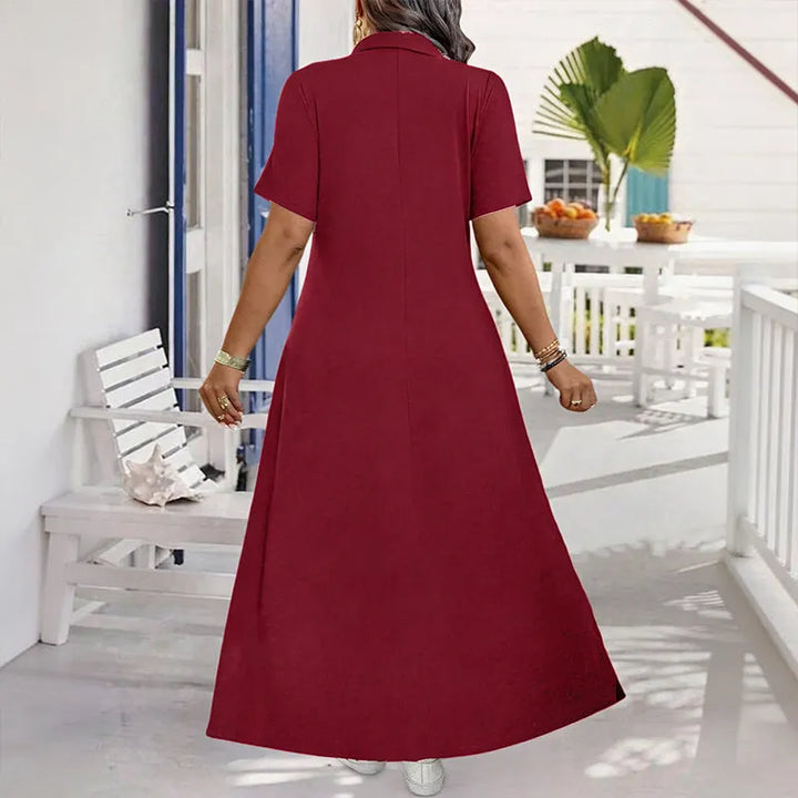 Primelle - Robe longue à col zippé, au toucher doux
