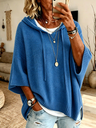 Celandria - Sweat à capuche oversize au toucher doux