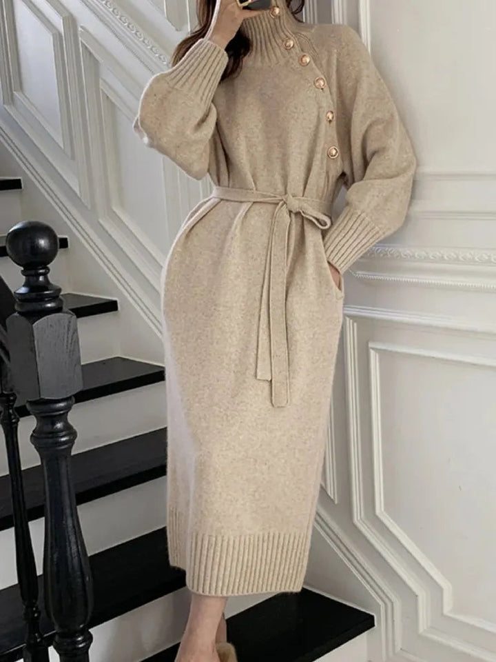 Alize - Robe douce à col roulé