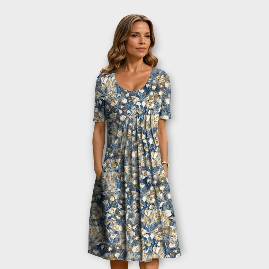 Ailith - Robe drapée au toucher doux