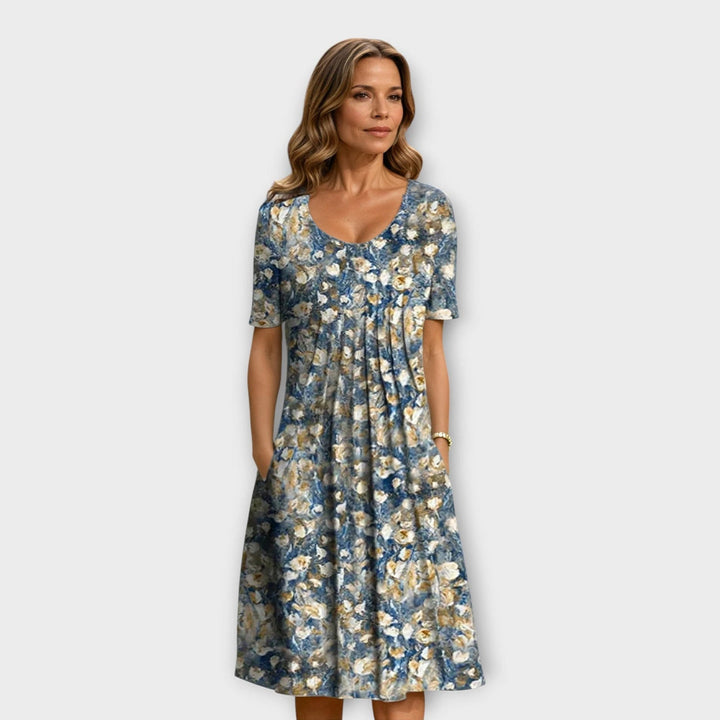 Ailith - Robe drapée au toucher doux