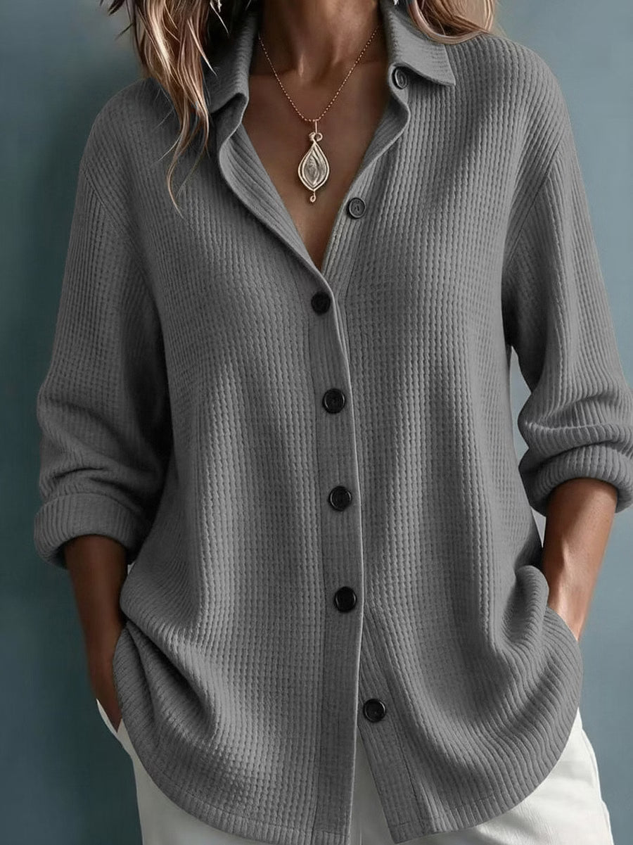 Imelda - Blouse à manches longues au toucher doux