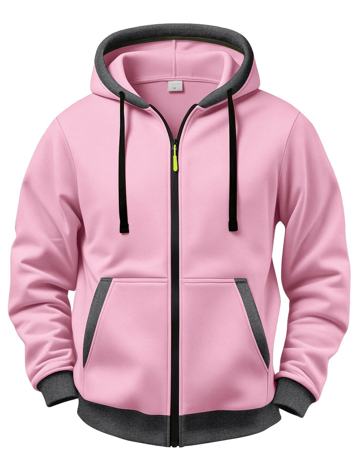 Brenner - Veste à capuche zippée au toucher doux