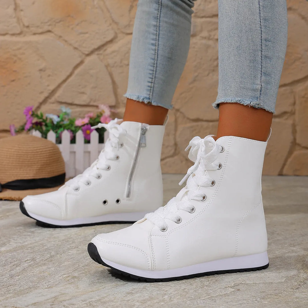Deloriane - Bottines lacées décontractées