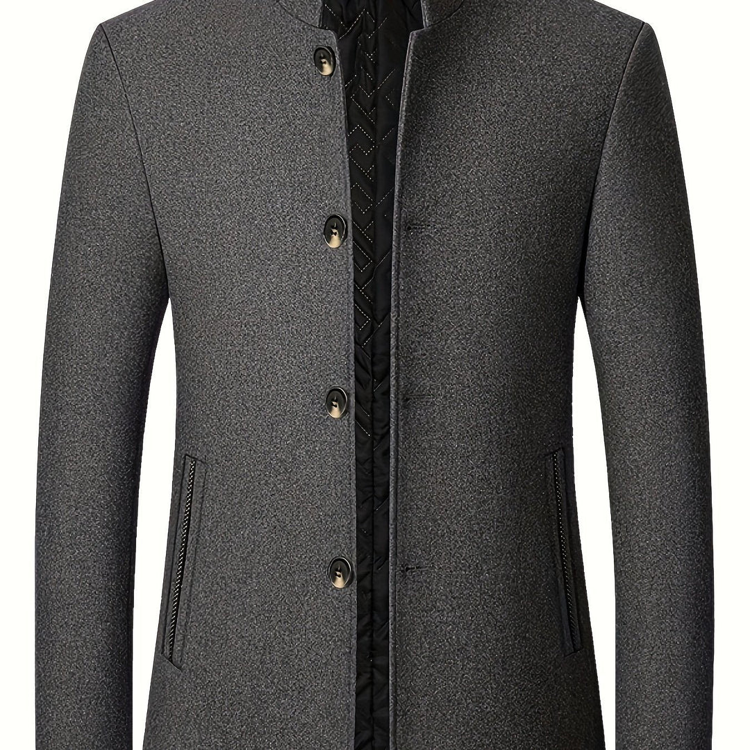 Gael - Veste tailleur à col montant