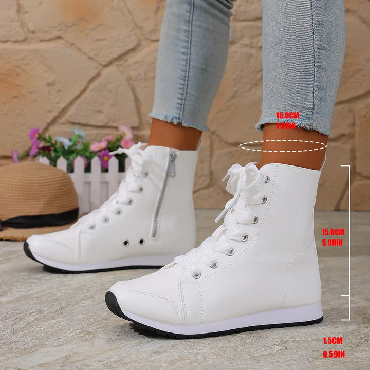 Deloriane - Bottines lacées décontractées