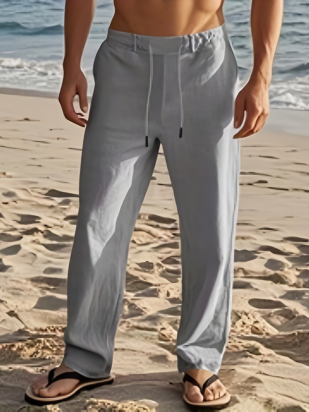 Wilfred - Pantalon en lin coupe décontractée