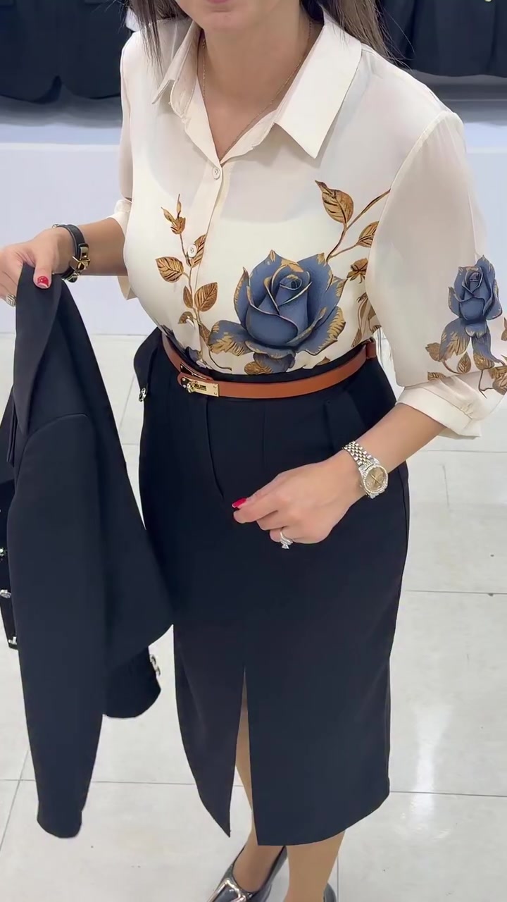 Xavina - Tailleur jupe sur-mesure
