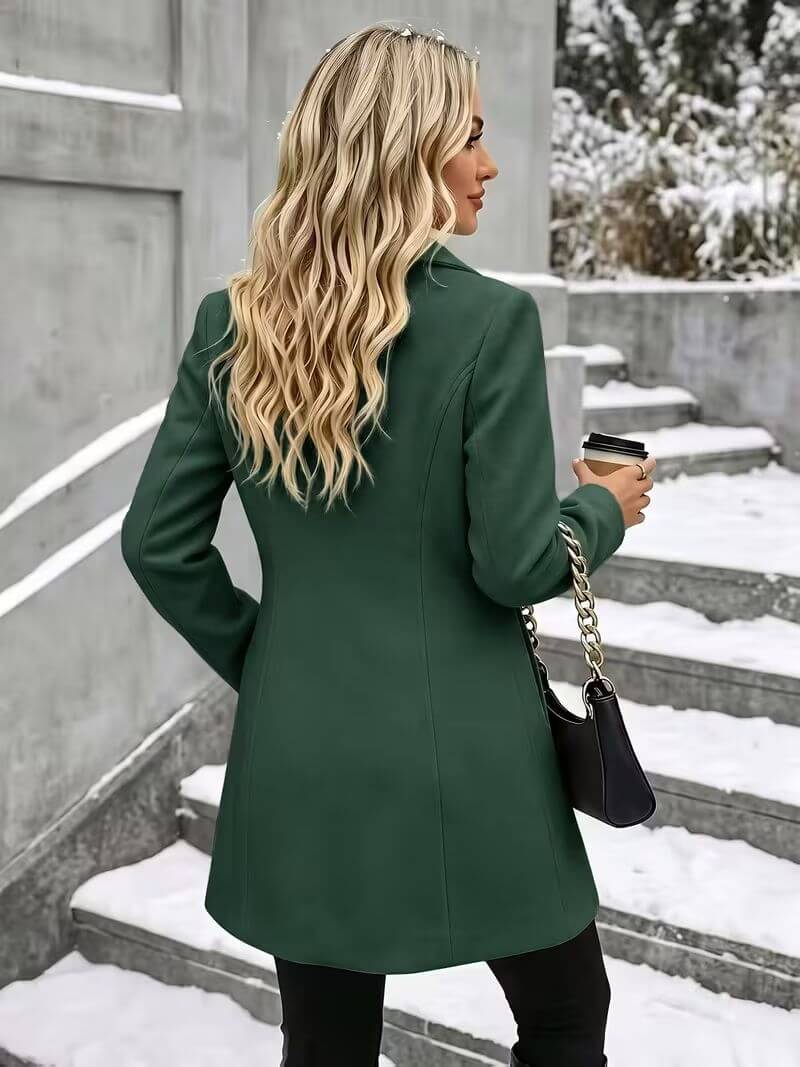 Ulla - Manteau à col montant au toucher doux