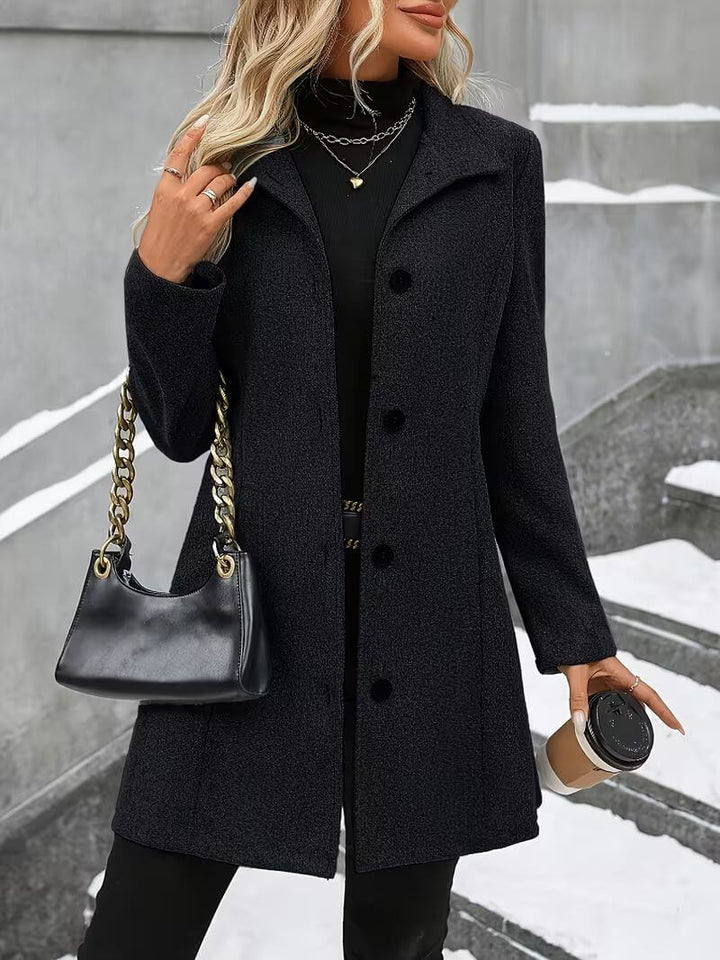 Ulla - Manteau à col montant au toucher doux