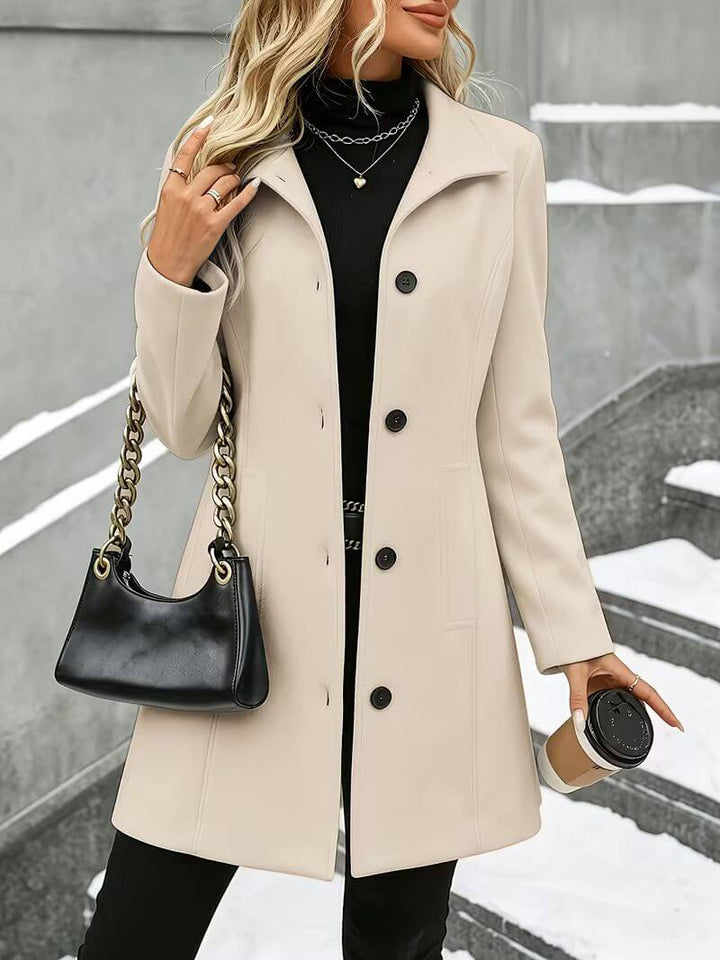 Ulla - Manteau à col montant au toucher doux