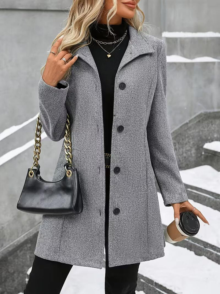 Ulla - Manteau à col montant au toucher doux