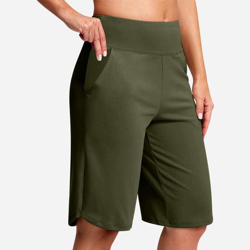Odeliora - Bermuda taille haute confortable