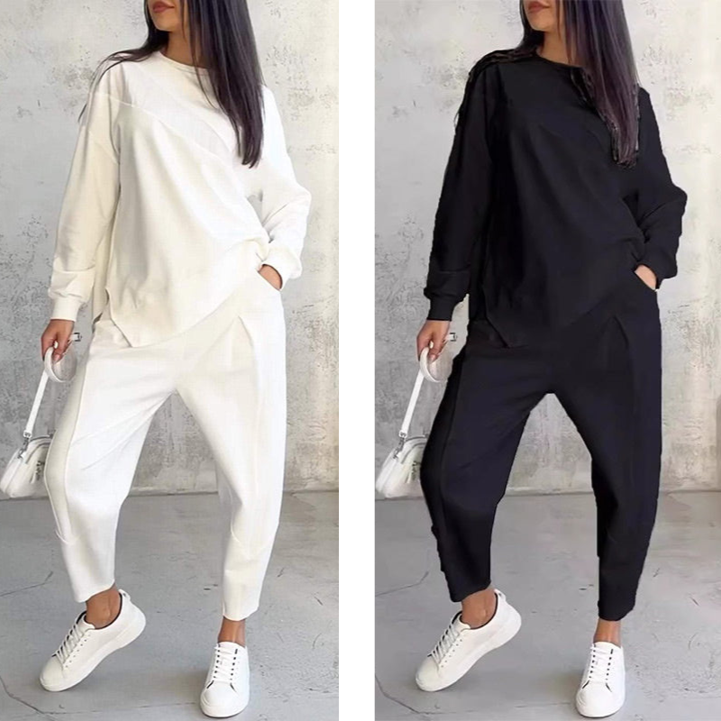 Eulavie - Ensemble homewear oversize au toucher doux