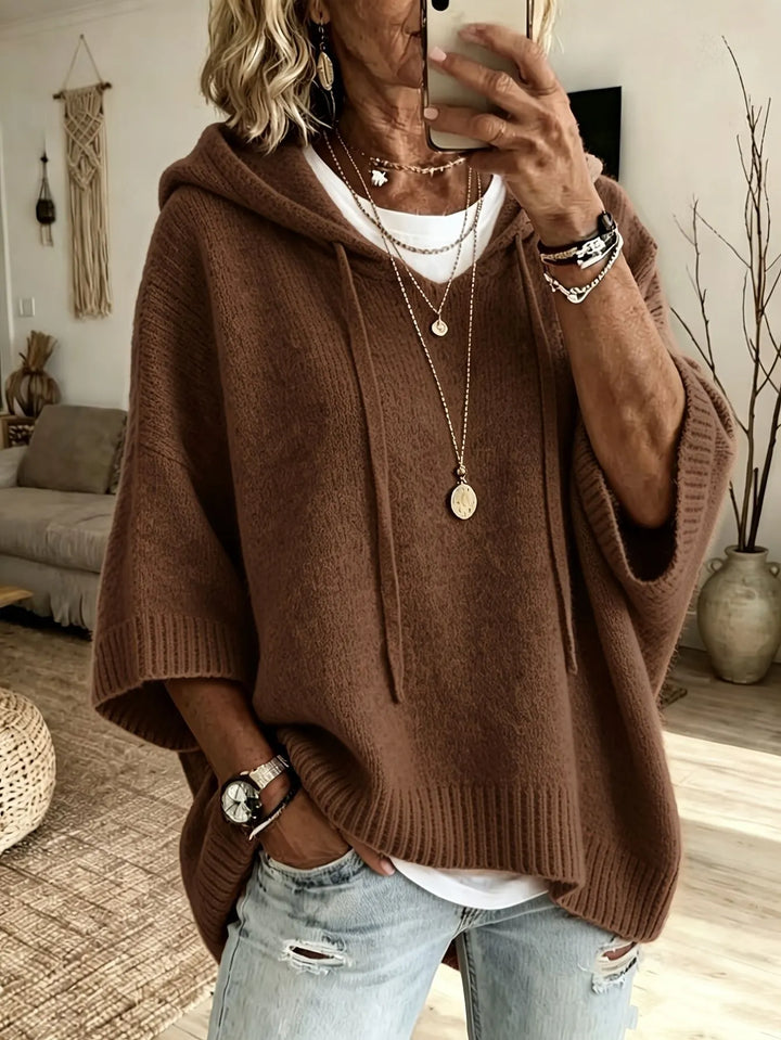 Celandria - Sweat à capuche oversize au toucher doux