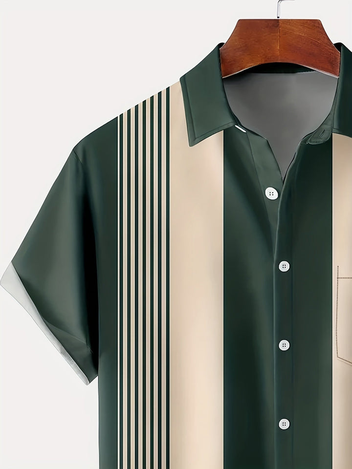 Morpeth - Chemise à rayures vintage boutonnée