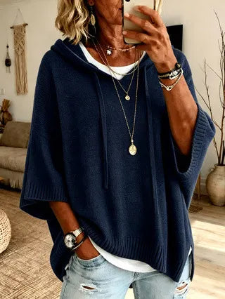 Celandria - Sweat à capuche oversize au toucher doux