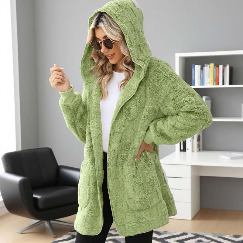 Zinnabelle - Cardigan à capuche effet peluche