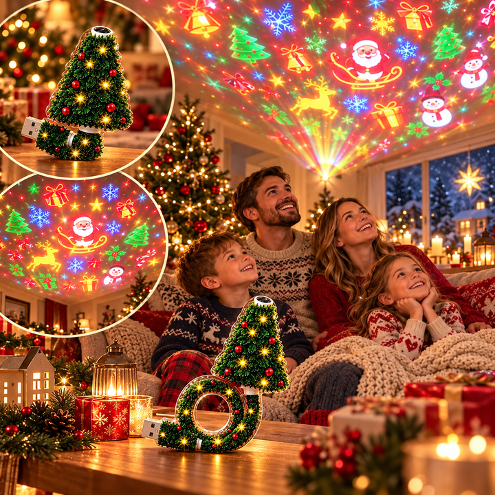Festelle - Projecteur LED pour arbre de Noël