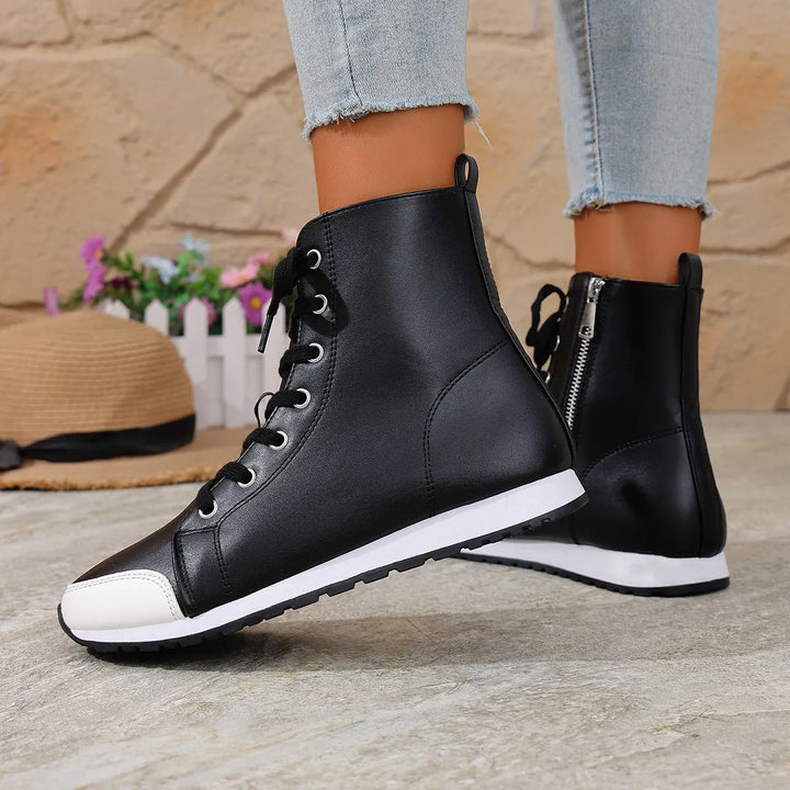 Deloriane - Bottines lacées décontractées