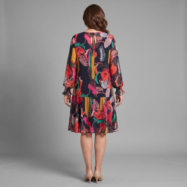 Anarose - Robe midi fleurie et aérée