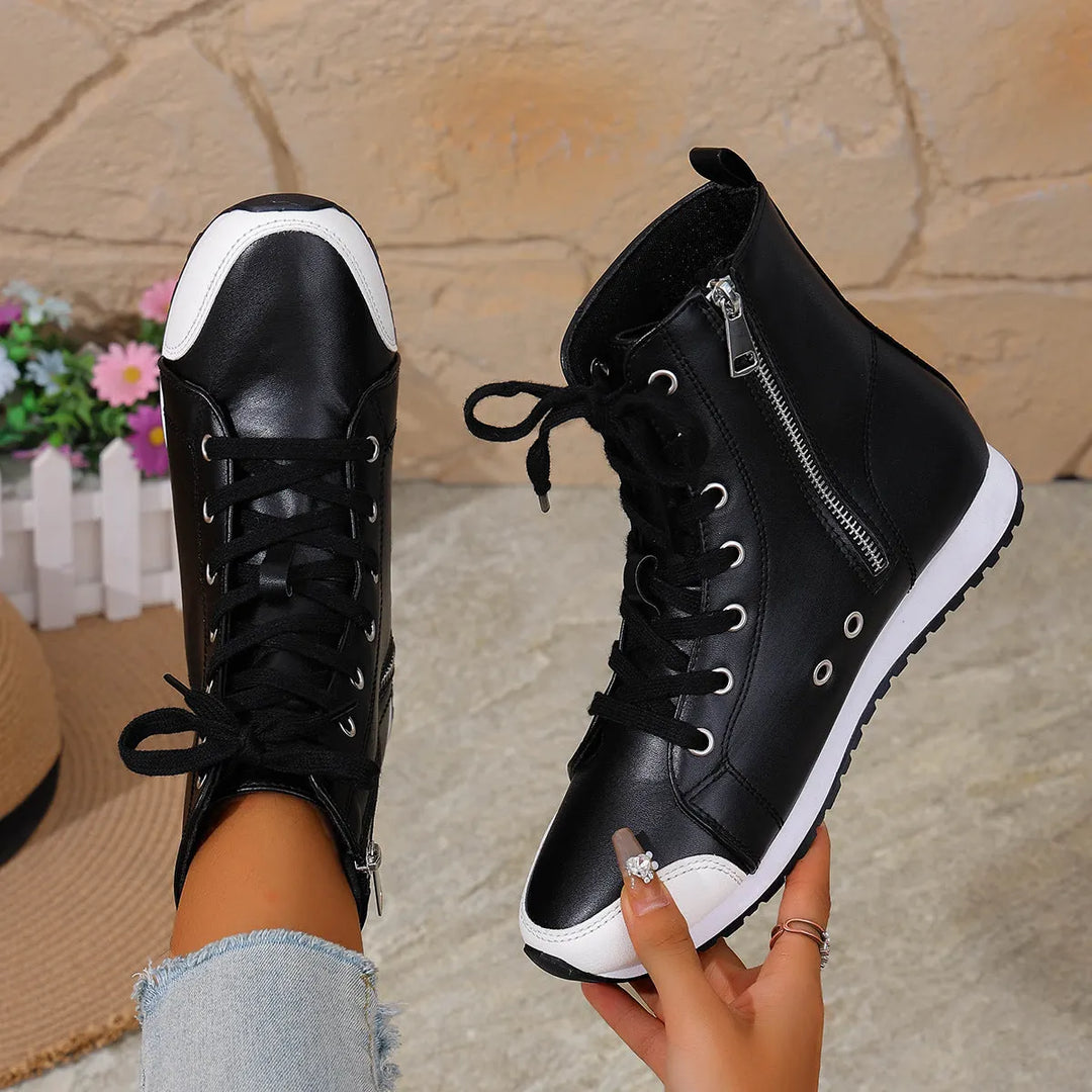 Deloriane - Bottines lacées décontractées