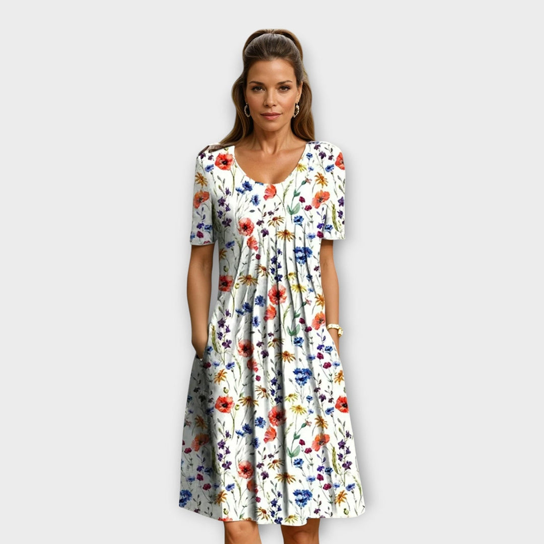 Ailith - Robe drapée au toucher doux