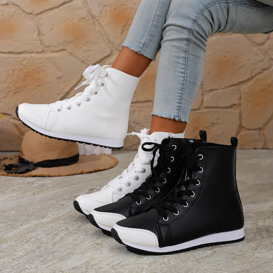Deloriane - Bottines lacées décontractées